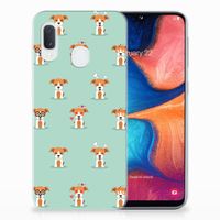 Samsung Galaxy A20e TPU Hoesje Pups