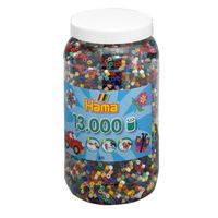 Hama strijkkralen in pot mix (067), 13.000st.