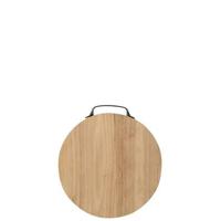 J-Line Rond snijplank - hout - naturel - S