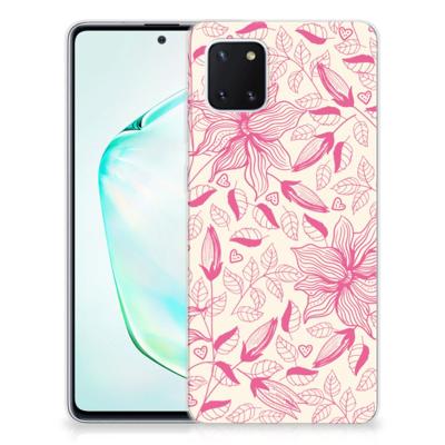 Samsung Galaxy Note 10 Lite | TPU Case | Pink Flowers
