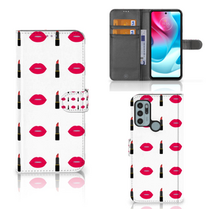 Motorola Moto G60s Telefoon Hoesje Lipstick Kiss