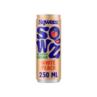 Sqweez white peach blik (12x 250ml)