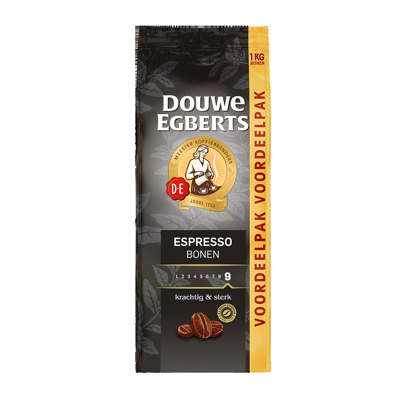 Douwe Egberts Espresso Voordeelpak - Koffiebonen 1 KG
