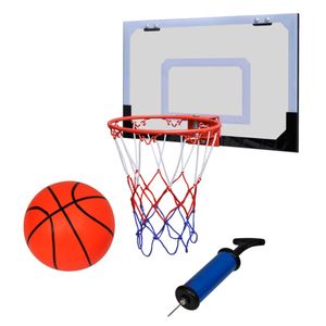 Mini-basketbalset met bal en pomp