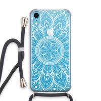 Roses Are Red: iPhone XR Transparant Hoesje met koord