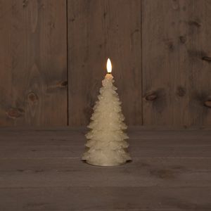 B.O.T. 3D Wick Ivory Christmas Tree Wax 9,5X20 cm - Anna's Collection