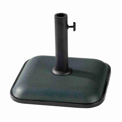 Marbueno Basis Parasol Vierkant Cement 35X35X5,2 cm 11KG Groen Tuin, Zwembad, Terras