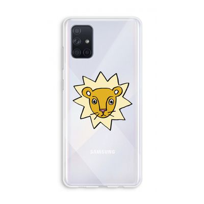 Kleine leeuw: Galaxy A71 Transparant Hoesje