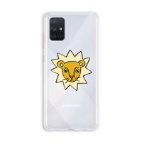 Kleine leeuw: Galaxy A71 Transparant Hoesje Kleine leeuw: Galaxy A71 Transparant Hoesje