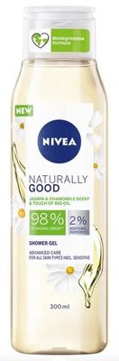 Nivea Showergel naturally good honeysuckle (300 ml)