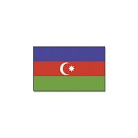 Gevelvlag/vlaggenmast vlag Azerbeidzjan 90 x 150 cm   -