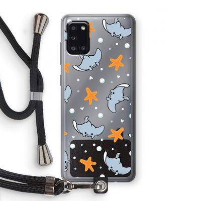 Manta: Samsung Galaxy A31 Transparant Hoesje met koord