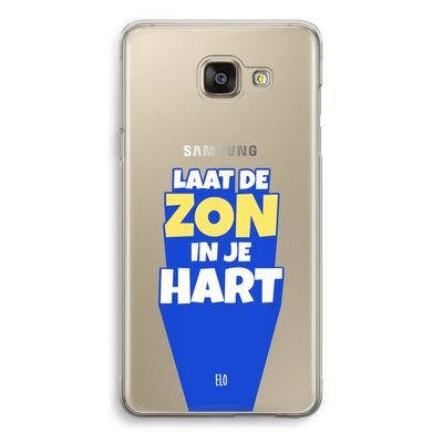 Laat de zon in je hart: Samsung Galaxy A5 (2016) Transparant Hoesje