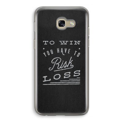 Risk loss: Samsung Galaxy A5 (2017) Transparant Hoesje