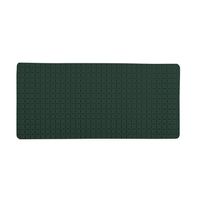 MSV Douche/bad anti-slip mat badkamer - rubber - groen - 76 x 36 cm - Badmatjes