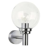 Albert Buitenlamp bol lamp Globe Clear RVS - 20cm 690226