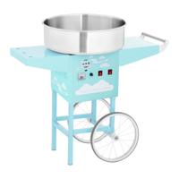 Suikerspinmachine met wagen - 52 cm - 1.200 W - turkoois