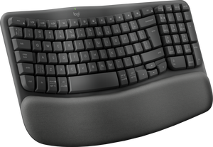 Logitech Wave Keys toetsenbord RF-draadloos + Bluetooth QWERTY US International Grafiet