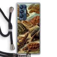 Haeckel Chelonia: Oppo Find X3 Neo Transparant Hoesje met koord