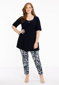 Yoek Pantalon Loretta&apos;s Xtra slim ARIA | Blauw | Maat 58/60
