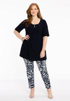 Yoek Pantalon Loretta&apos;s Xtra slim ARIA | Blauw | Maat 58/60