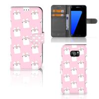 Samsung Galaxy S7 Edge | Telefoonhoesje | Met pasjeshouder | Sleeping Cats
