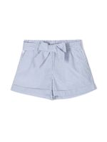 Ralph Lauren Kids short en coton à détail de nœud - Bleu - thumbnail