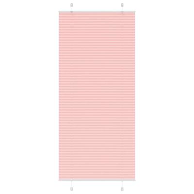 Pliss rolgordijn 85x200 cm stofbreedte 84,4 cm polyester roze