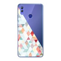 Gekleurde driehoekjes pastel: Honor Note 10 Transparant Hoesje