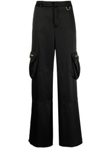 Blumarine pantalon ample à poches cargo - Noir