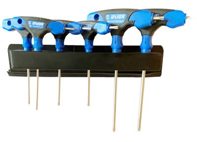 Unior Grs torxsleutelset t model m/gat m/h 6dlg