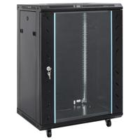 Netwerkkast 15U 19" IP20 53x40x80 cm zwart