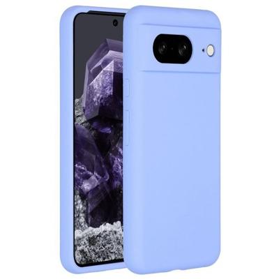 AccezzLiquid Silicone Backcover Google Pixel 8 Telefoonhoesje Paars