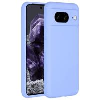 Accezz Liquid Silicone Backcover Google Pixel 8 Telefoonhoesje Paars