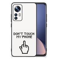 Xiaomi 12 | 12X | Telefoon Hoesje | Finger Don&apos;t Touch My Phone