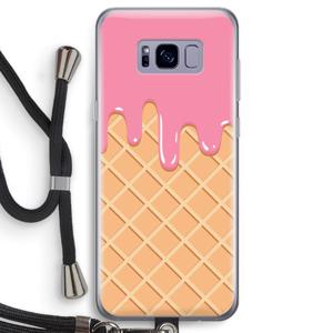 Ice cream: Samsung Galaxy S8 Transparant Hoesje met koord