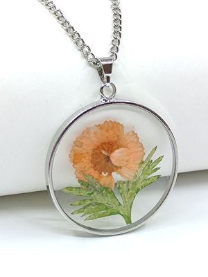 Handgemaakt Lijm Bloemen Halsketting