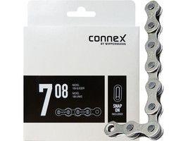 Connex Nikkel-beklede 708 fietskettingslot atb/trekking/stad/touring