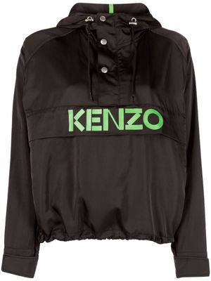 Kenzo veste à logo imprimé - Noir