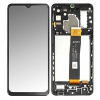 Samsung Galaxy A32 5G Front Cover & LCD Display GH82-25121A; GH82-25122A - Zwart - thumbnail