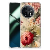 TPU Case voor OnePlus 11 Bloemen - thumbnail