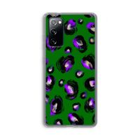 Green Cheetah: Samsung Galaxy S20 FE / S20 FE 5G Transparant Hoesje