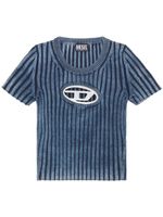 Diesel t-shirt M-Anaheim à plaque logo - Bleu