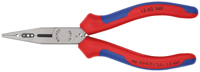 Knipex Bedradingstang | Meer-componentengrepen | Zwart geatramenteerd | Lengte 160 mm | Zelfbedieningskaart/blister - 13 02 160 SB