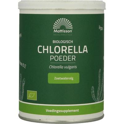 Mattisson Chlorella poeder bio Mattisson Chlorella poeder bio