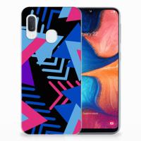 Samsung Galaxy A20e | TPU Hoesje | Funky Triangle