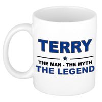 Terry The man, The myth the legend collega kado mokken/bekers 300 ml