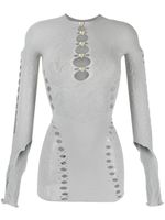 POSTER GIRL robe à découpes - Gris