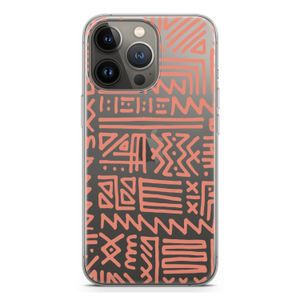 Marrakech Pink: iPhone 13 Pro Transparant Hoesje