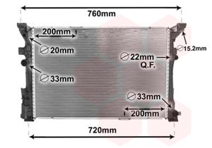 Van Wezel Radiateur 30002653